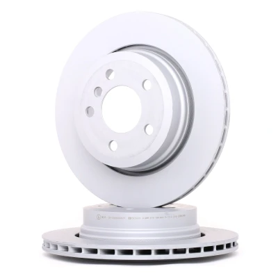 Image of BD1045 Brake disc BOSCH 0 986 479 166 320mm 22mm 5 120mm Vented Coated High carbon BMW: X3