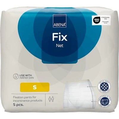 Image of ABENA Net Small Disposable Underwear Pack of 5 Pants for Fixing Incontinence Products and Pads Can Be Used As Postpartum Maternity