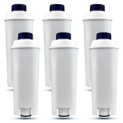 Image of YCF 006 6 Compatible Coffee Machine Water Filter Replacement for DeLonghi DLSC002, SER3017 &amp; 5513292811 Including Versions of ECAM, Esam, ETAM Series