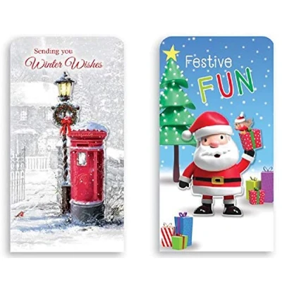 Image of 8 x Christmas Money Wallets with Envelopes