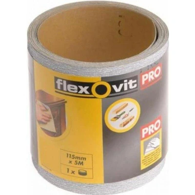 Image of Flexovit High Performance Sanding Roll 115mm x 10m Coarse 60G FLV69916