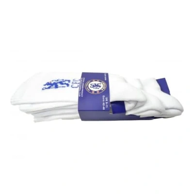 Image of Chelsea FC Sports Socks Child (4 6.5) (White/Blue), White / Blue, 37 23,5 FR
