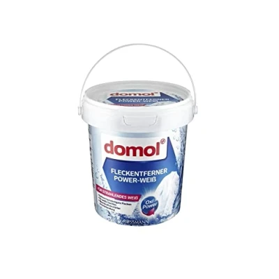 Image of Domol Stain Remover Powder, Laundry Detergent, 750 g, Unscented, Ideal for White Textiles, Removes Most Stubborn Stains, Washing Power Enhancer &amp; Pre Treatment