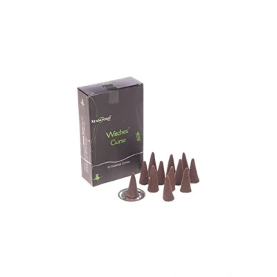 Image of Stamford INC 37179 Witch&#039;s Curse Incense Mythical Cones x 12 Packs, One Size