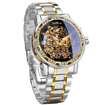 Image of Men&#039;s Chronograph Sport Watch Waterproof Military Watches for Men Black Analog Quartz Wristwatch with Date Display Silicone Strap Outdoor Clock Reloj para Hombre SilverBlack Skeleton WatchMechanical