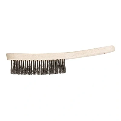 Image of PFERD HBK Hand Brush 3 Rows Stainless Steel Wire Diameter 0.35 43698011 for Fillet Seams