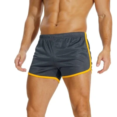 Image of AIMPACT Mens Running Shorts Quick Drying Jogging Training Athletic Shorts(Grey XL)