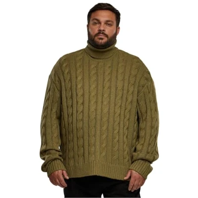 Image of Urban Classics BOXY ROLL NECK Jumper, Men&#039;s, Size: 3XL, Tiniolive