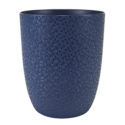 Image of EDA Opal Pot Cover Diameter 12.5 cm Special Orchids Deep Blue