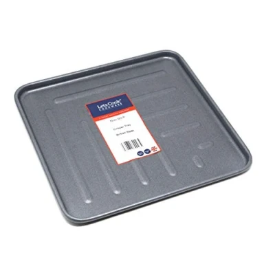 Image of 33cm Square Crisper Oven Baking Tray, British Made with Teflon Select Non Stick by Lets Cook Cookware