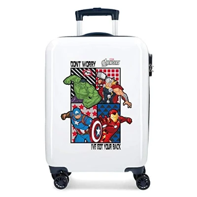 Image of Marvel Avengers All Multicoloured Cabin Suitcase 34 x 55 20 cm Rigid ABS Combination Lock 32 Litre 2.6 kg 4 Double Wheels Hand Luggage