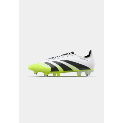 Image of adidas Performance Predator League SG Screwin stud football boots, Men&#039;s, Size: 13, Footwear white/core black/lucid lemon shoes