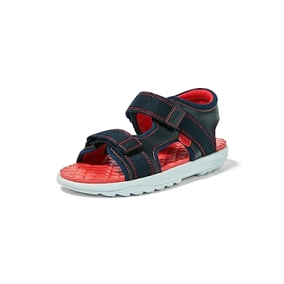 Image of Kickers Junior Boy&#039;s Kickster Sandal Lightweight Design Comfortable Added Durability, Navy, 12.5 UK Child