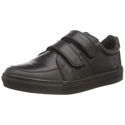 Image of Hush Puppies Santos Senior School Uniform Shoe, Black, 4 UK