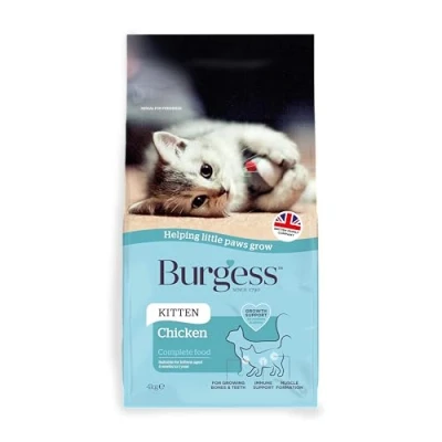 Image of Burgess Cat, Dry Kitten Food with Chicken, 3 kg