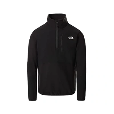 Image of The North Face Glacier PRO 1/4 ZIP Fleece jumper, Men&#039;s, Size: XS, Black
