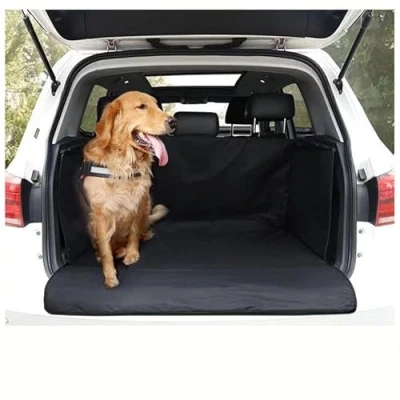 Image of Pet Boot Liner Protector,for Volvo EX30. Dog Car Mat with Side and Bumper Protector Waterproof Nonslip,B Black