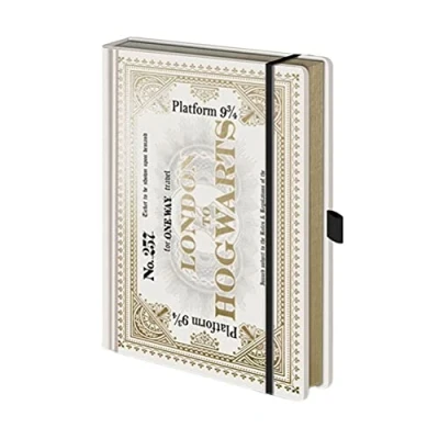Image of Harry Potter (Hogwarts Express Ticket) A5 Premium Notebook