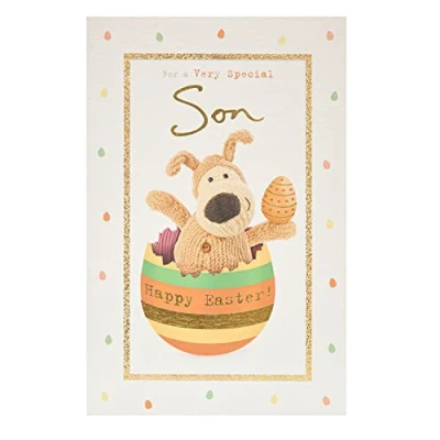 Image of Boofle Very Special Son Happy Easter Greeting Card Cute Greetings Cards
