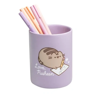 Image of Grupo Erik Pusheen Pen Holder For Desk, Pot, Pencil Desk Organiser, Accessories Merchandise, Mug, Stationery