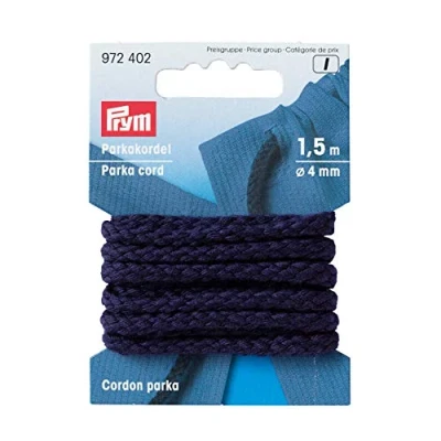 Image of Prym Parka Cord 4 mm Navy Blue