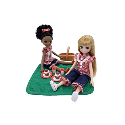 Image of Lottie Picnic in The Park Dolls Toys for Girls and Boys Accessories Gifts 3 4 5 6 7 8 Year Old Small 7.5 inch