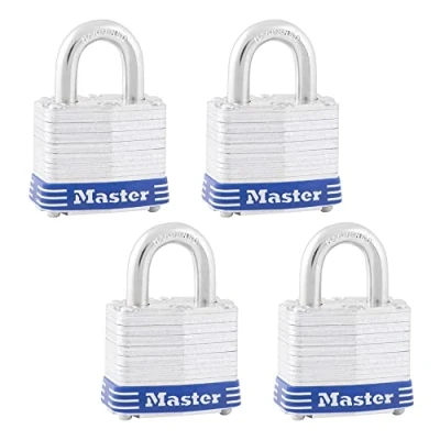 Image of Master Lock 3QLD Lock, Silver, 3/4&quot; Shackle