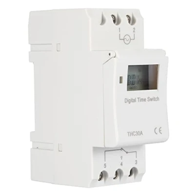Image of Programmable Timer Switch Digital LCD Time Relay 30A AC DC 12V, Switching Power Supply