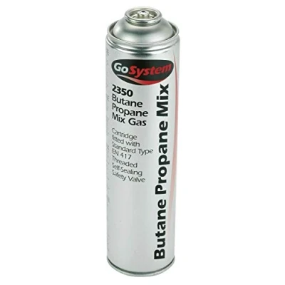 Image of GoSystem 2350 70:30 Butane Propane Mix Gas Cartridge EN417 Threaded 350g UK
