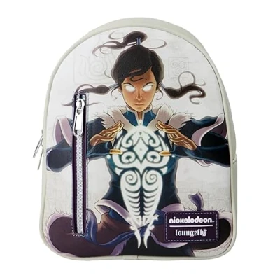Image of Loungefly FYE Nickelodeon Legend of Korra Avatar State Glow Mini Backpack, multicoloured, One size