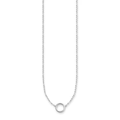 Image of Thomas Sabo Women Charm Necklace Club 925 Sterling Silver X0232 001 12 L45v