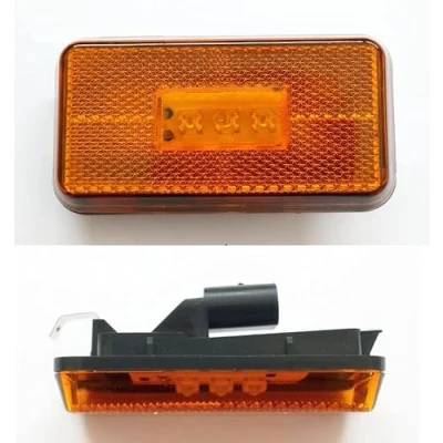 Image of 24/7Auto 2x Amber LED Side Step Marker Lights Lamp specific for Scania R 2004&gt; OEM 1737413