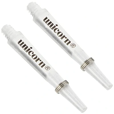 Image of Unicorn Dart Shafts Gripper 3 Mirage Durable Nylon Clear Stems Short 34.4 mm