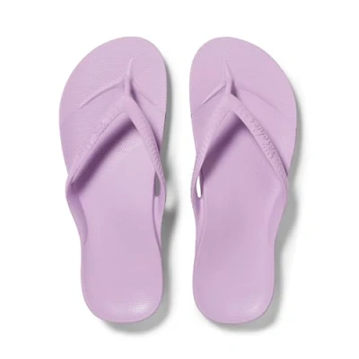 Image of ARCHIES Arch Support Flip Flops for Men &amp; Women Orthotic Sandals Plantar Fasciitis Relief Lightweight, Cushioning, Shock Absorbing Walking, Foot Pain Lilac (UK 3)