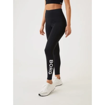 Image of Björn Borg LOGO Leggings, Women&#039;s, Size: 16/18, Black beauty