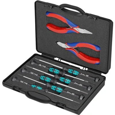Image of Knipex Case for Electronics Pliers with tools work on electronic components 00 20 18