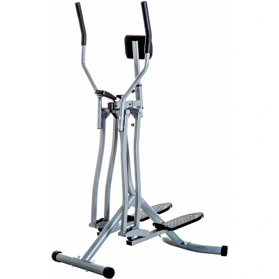 Image of HOMCOM Air Walker with LCD Monitor, Elliptical Trainer for Aerobic Exercise, Cross Trainers Exercise Machines Home, 110kg Capacity, 96 x 60 152cm, Grey