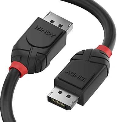 Image of Lindy 0.5m DisplayPort 1.2 Cable, Black Line