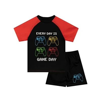 Image of Harry Bear Boys Short Pyjamas Gaming Multicoloured 6 7 Years