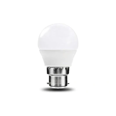 Image of Merriway Led Bulb 5W G45 Bc Opal Warm White 2700K Box, B22d, 5 W