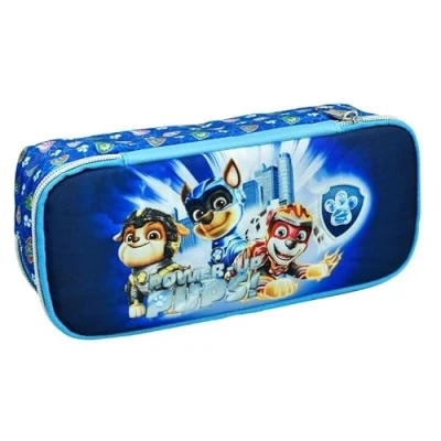 Image of OM SUPPLIES Paw Patrol Iconic TV Cartoon Characters Pencil Case with 2 compartments for Kids Childrens Character Back to School Gift (Paw Power)