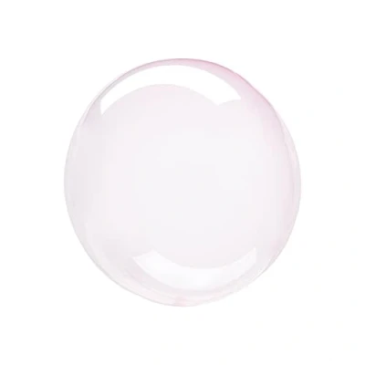 Image of amscan 8298711 Clearz Petite: Crystal Lt Pink