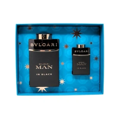 Image of BULGARI MAN IN BLACK SET: EDP SPRAY 100ML &amp; 15ML
