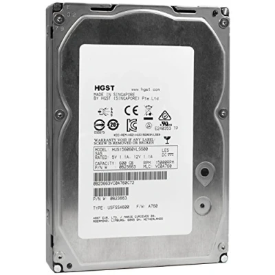 Image of &#039;HGST HUS156060VLS600 3.5 600 GB Serial scsi, scsi 15,000 RPM