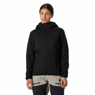 Image of Helly Hansen Womens W Verglas Hooded Insulator, Black, XL
