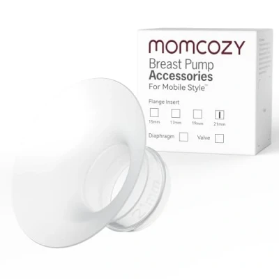 Image of Momcozy Mobile Style™ 21mm Flange Insert, Original Breast Pump Replacement Accessories, 1PC (21mm)