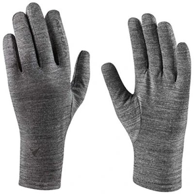 Image of Altura Merino Thermal Liner Gloves Grey Marl, XS/Unisex Full Finger Inner Mitten Thermo Base Layer Mitt Winter Cycling Cycle Bike Ride Walking Walk Hiking Hike Sport Outdoor Wool Hand Wear