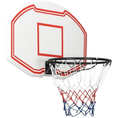 Image of vidaXL Basketball Backboard White 90x60x2 cm Polyethene