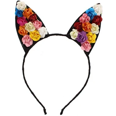 Image of Zac&#039;s Alter Ego Flower Cat Ear Headband Great for Summer