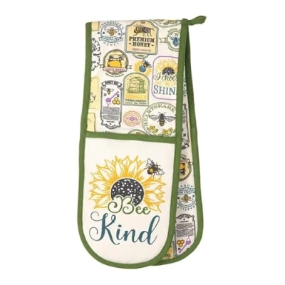 Image of Dexam Honey Pot Double Oven Glove Olive